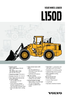Wheel Loaders Volvo L150DLB