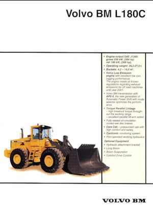 Tekerlekli yükleyiciler Volvo L180CH-L