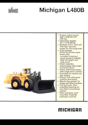 Wheel Loaders Michigan L480B