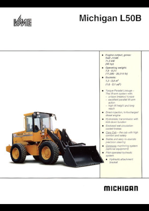Wheel Loaders Michigan L50B
