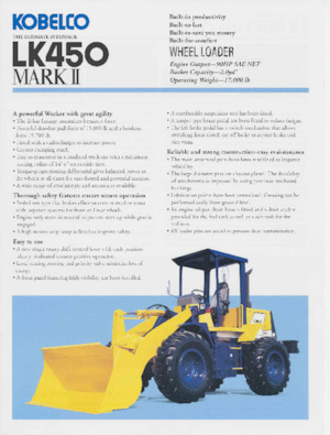 Wheel Loaders Kobelco LK450