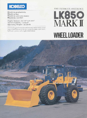 Wheel Loaders Kobelco LK850