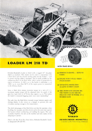 Wheel Loaders Volvo LM218TD