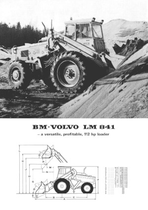 Tekerlekli yükleyiciler Volvo LM841