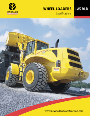 Tekerlekli yükleyiciler New Holland LW270 B