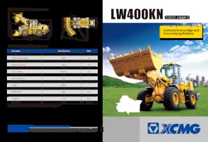Wheel Loaders XCMG LW400KN