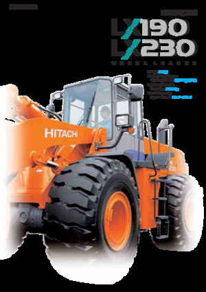 Tekerlekli yükleyiciler Hitachi LX 190