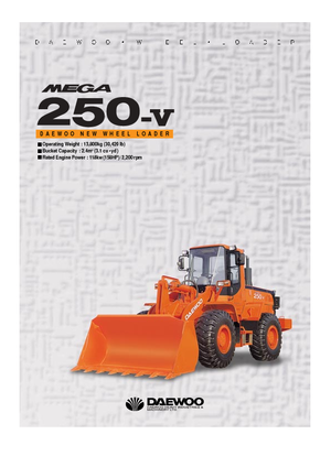 Wheel Loaders Doosan Mega 250 V