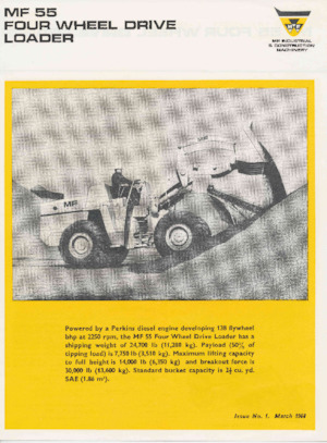 Wheel Loaders Massey Ferguson MF 55