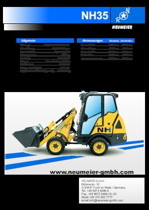 Tekerlekli yükleyiciler Neumeier NH35