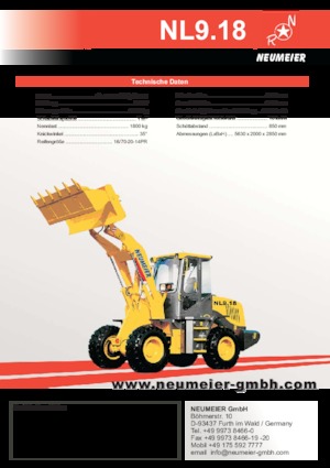 Wheel Loaders Neumeier NL9.18
