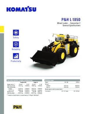Wheel Loaders Komatsu P&H L-1850