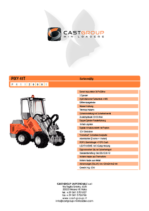 Wheel Loaders Cast Group PX 41