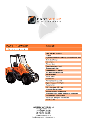 Wheel Loaders Cast Group PX 45