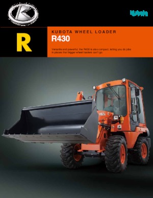 Tekerlekli yükleyiciler Kubota R430