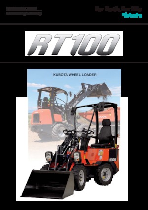 Wheel Loaders Kubota RT100
