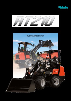Tekerlekli yükleyiciler Kubota RT210