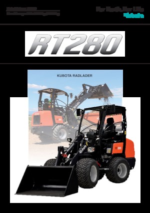 Tekerlekli yükleyiciler Kubota RT280