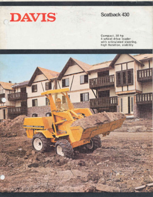 Wheel Loaders Davis Scatback 430