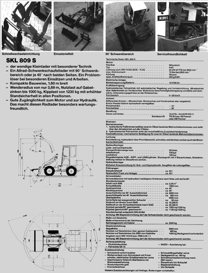 Tekerlekli yükleyiciler Terex-Schaeff SKL 809 S