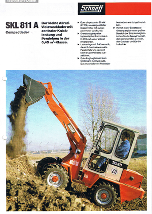 Wheel Loaders Terex-Schaeff SKL 811 A