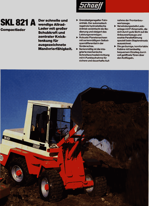 Wheel Loaders Terex-Schaeff SKL 821 A