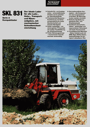 Wheel Loaders Terex-Schaeff SKL 831 A