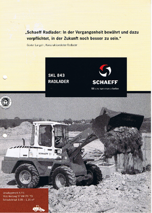 Wheel Loaders Terex-Schaeff SKL 843