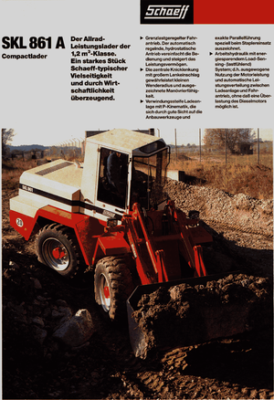 Wheel Loaders Terex-Schaeff SKL 861 A