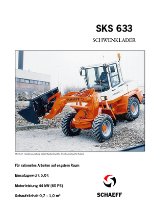 Tekerlekli yükleyiciler Terex-Schaeff SKS 633