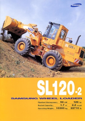 Tekerlekli yükleyiciler Samsung SL 120-2