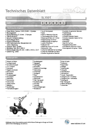 Wheel Loaders Multione SL 35 DT