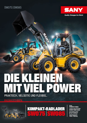 Tekerlekli yükleyiciler Sany SW085