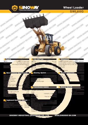 Wheel Loaders Sinoway SWL60G 