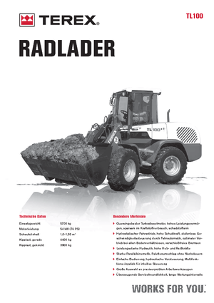 Wheel Loaders Terex TL 100