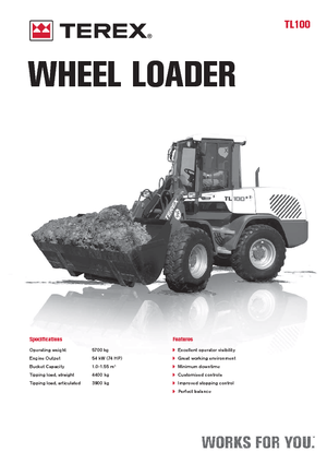 Wheel Loaders Terex TL 100