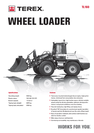 Wheel Loaders Terex TL 160