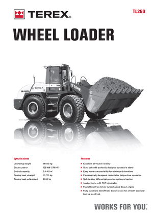 Wheel Loaders Terex TL 260