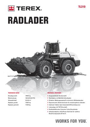 Wheel Loaders Terex TL 310