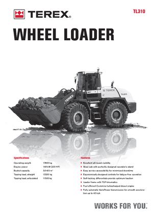 Wheel Loaders Terex TL 310