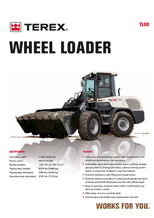 Wheel Loaders Terex TL 80