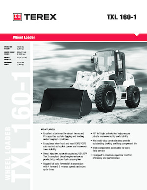 Wheel Loaders Terex TXL 160-1