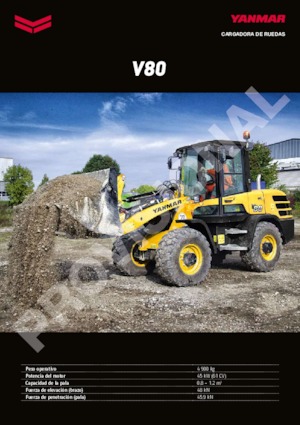 Tekerlekli yükleyiciler Yanmar V 80