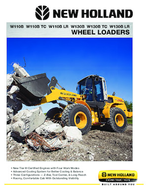 Tekerlekli yükleyiciler New Holland W110 B TC