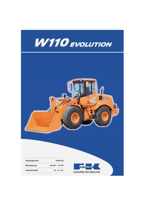 Wheel Loaders Fiat Kobelco W 110 Evolution