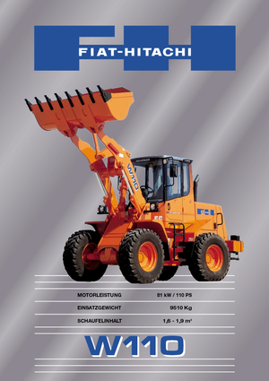Wheel Loaders Fiat-Hitachi W 110