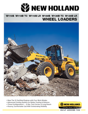 Tekerlekli yükleyiciler New Holland W130TC