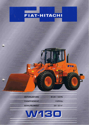 Tekerlekli yükleyiciler Fiat-Hitachi W 130
