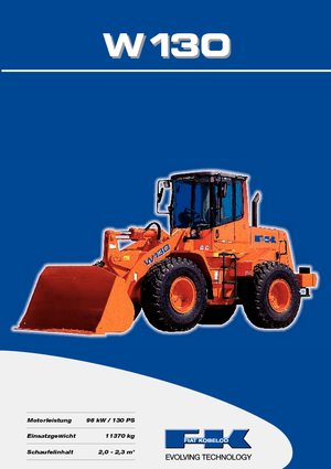 Wheel Loaders Fiat Kobelco W 130