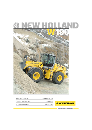Wheel Loaders New Holland W190B